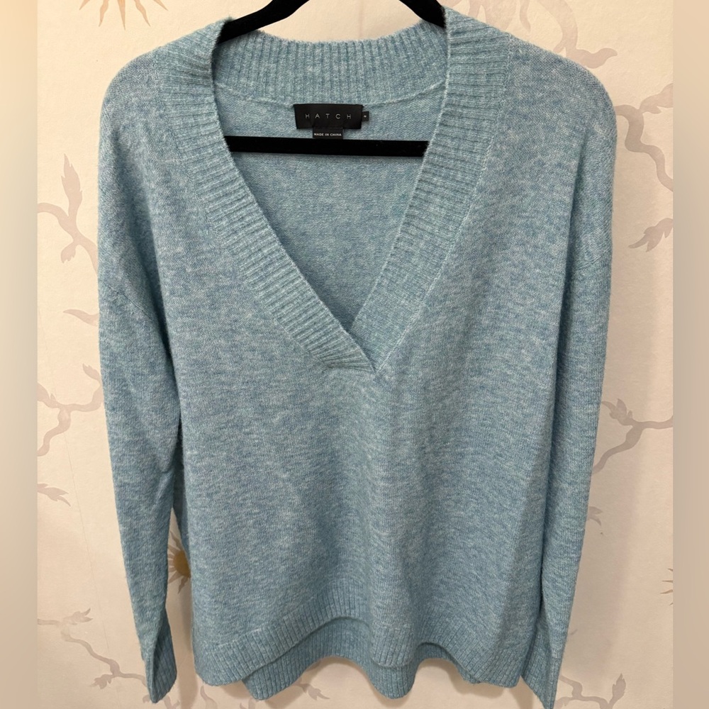 HATCH Mina V-Neck Sweater